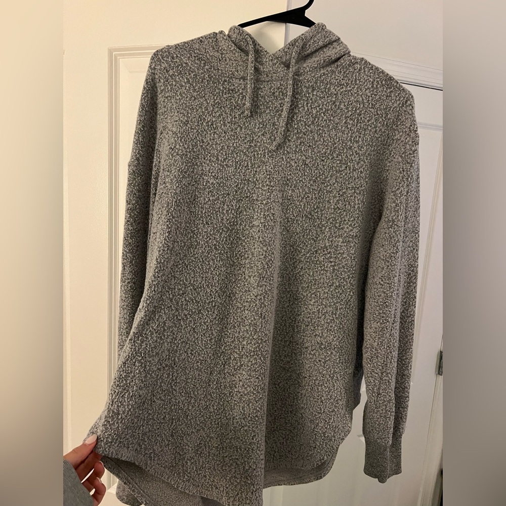 Fuzzy soft and warm pull over Sweater hoodie